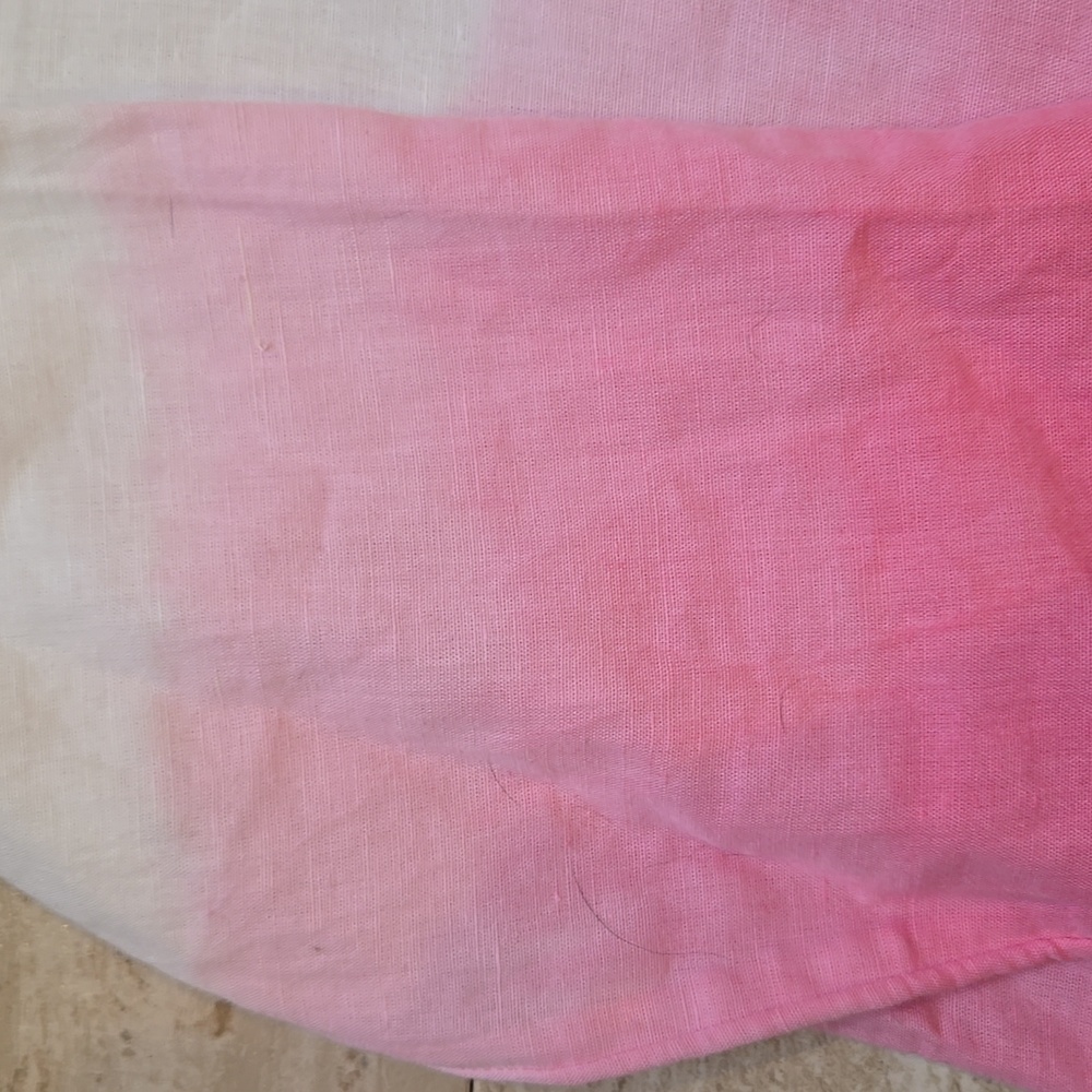 New Vineyard Vines Sweet Taffy Pink Ombre Linen Blend Lucaya Tunic - Picture 5 of 9
